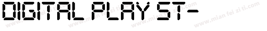 Digital Play St字体转换